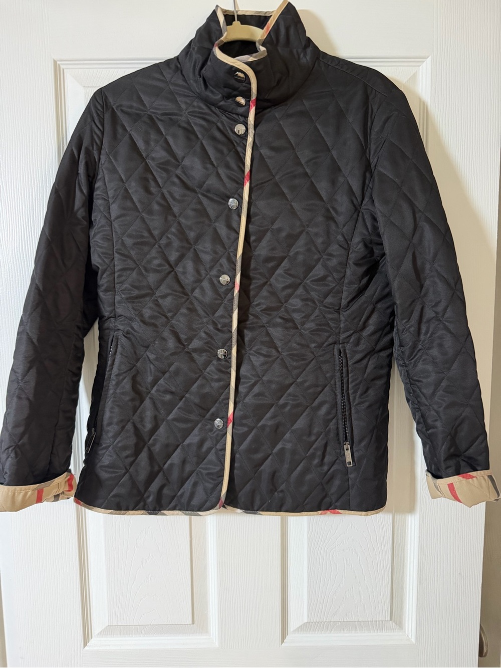 Burberry Black Quilted Jacket